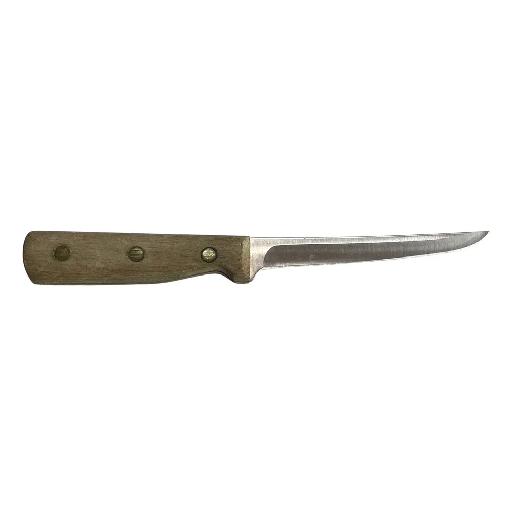 Chicago Cutlery 62S Paring Knife Walnut Wood Handle Stainless Steel 4.5 inch USA